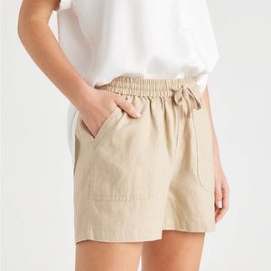 QUINCE 100% European Linen Shorts - USED.